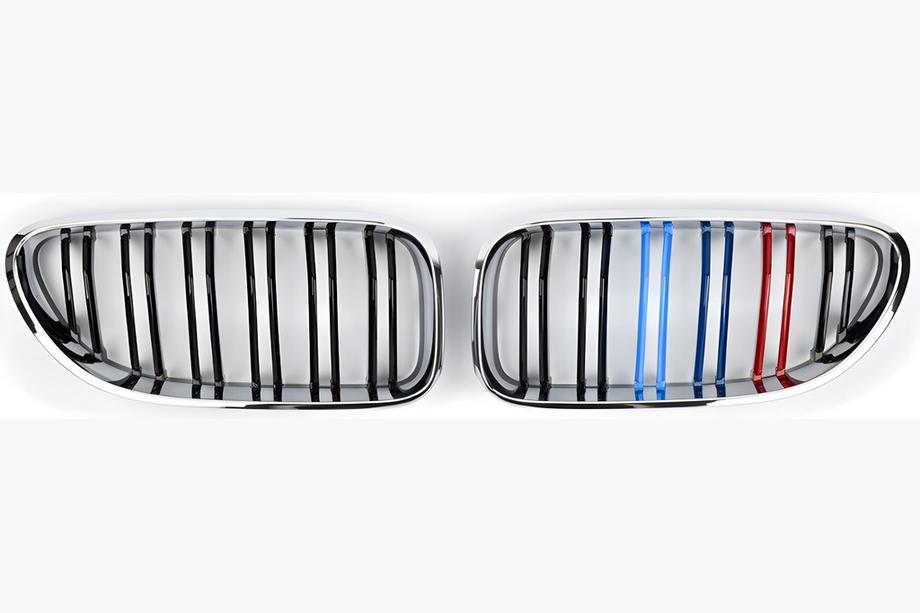 BMW 6 Series F12/F13/F06 2011-2018 Nieren M-Look (M-Color mit Chromrahmen) Foto 2