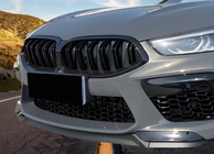 BMW 8 Series G14/G15/G16 2018- Nieren M-Look (2018-2022, Schwarz Glanz) Foto 1