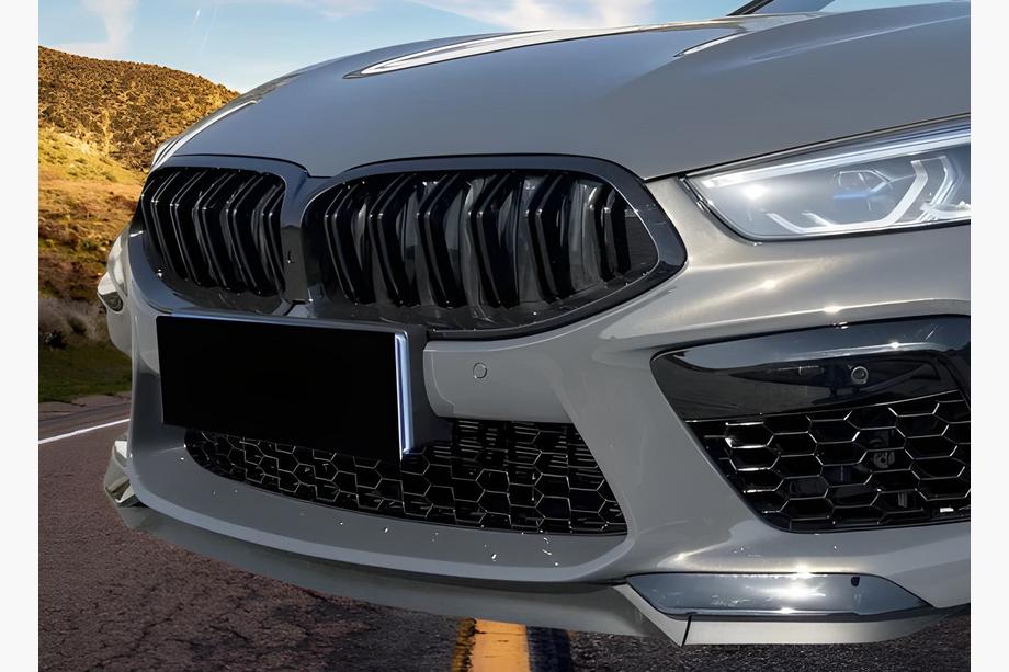 BMW 8 Series G14/G15/G16 2018- Nieren M-Look (2018-2022, Schwarz Glanz) Image