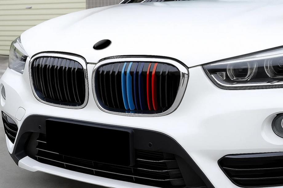 BMW X1 F48 2015-2022 Nieren M-Look (2015-2019, M-Color mit Chromrahmen) Image