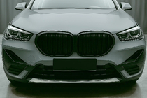 BMW X1 F48 2015-2022 Nieren M-Look (2020-2022, Schwarz Matt) Foto 1