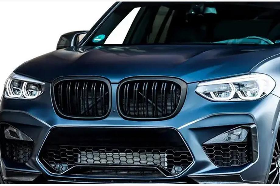 BMW X4 G02 2018- Nieren M-Look (2018-2021, Schwarz Matt) Image