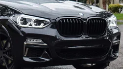 BMW X3 G01 2018- Nieren 1 Bar (2018-2021, Schwarz Glanz) Foto 4