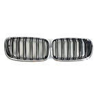 BMW X5 E70 2007-2013 Nieren M-Look (Schwarz Glanz mit Chromrahmen) Foto 2