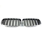 BMW X5 E70 2007-2013 Nieren M-Look (Schwarz Glanz mit Chromrahmen) Foto 6