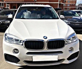 BMW X6 F16 2014-2019 Nieren M-Look (Schwarz Glanz mit Chromrahmen) Foto 1