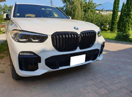 BMW X5 G05 2019–2026 Nieren 1 Bar (2019-2022, Schwarz Glanz) Foto 1
