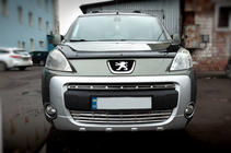 Citroen Berlingo 2008-2018 Chrom Kühlergrill Abdeckungen (2-tlg., Edelstahl) Foto 4