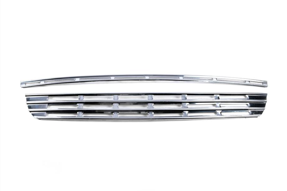 Citroen Berlingo 2008-2018 Chrom Kühlergrill Abdeckungen (2-tlg., Edelstahl) OmsaLine - Italienischer Edelstahl Foto 6