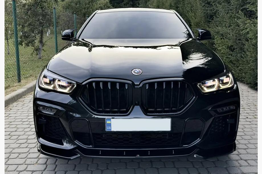BMW X6 G06 2019–2027 Nieren 1 Bar (2019-2022, Schwarz Glanz) Image