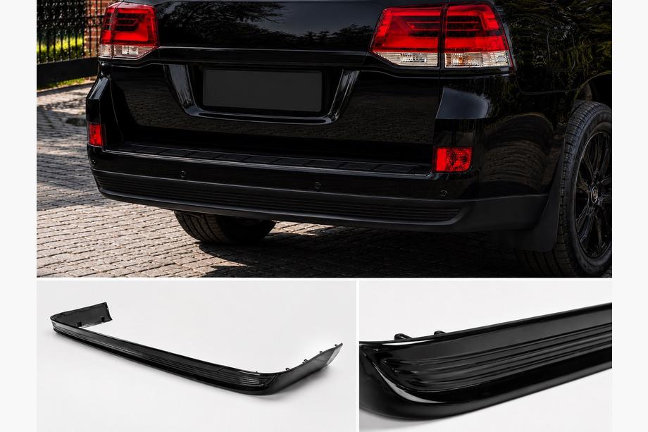 Toyota Land Cruiser 200 2007-2021 Hinterer Diffusor ohne Chrom 2016-2021 (Executive 2019/2021) Weiß Image