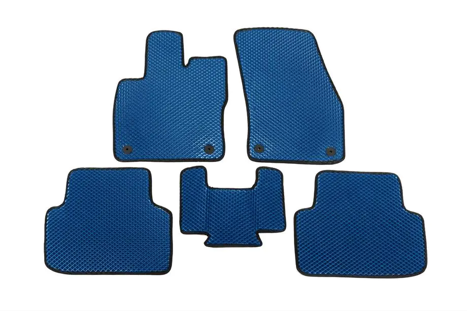 Volkswagen Golf Sportsvan 2014-2020 EVA Fußmatten (Blau) Image
