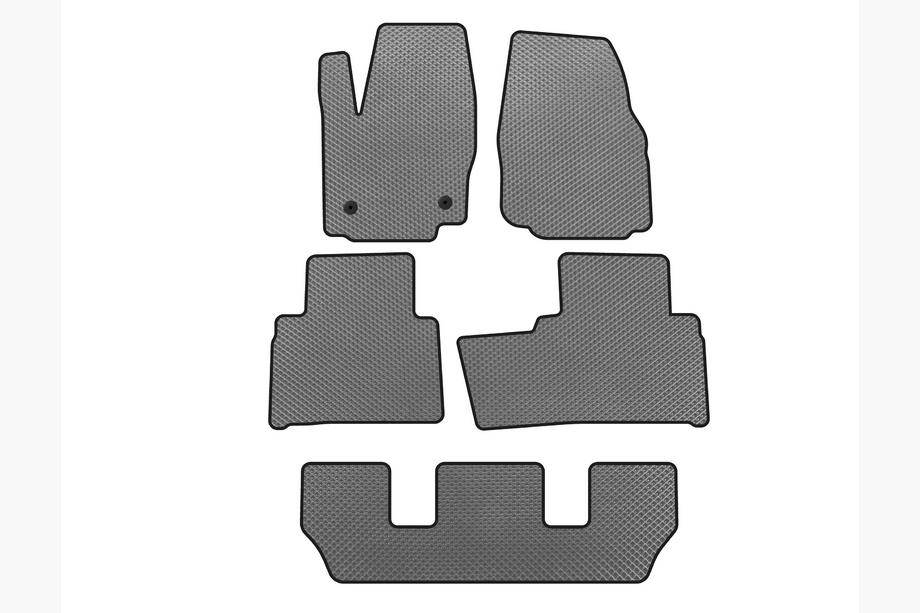 Ford Galaxy 2007-2015 EVA Fußmatten (3 Reihen, Grau) Image