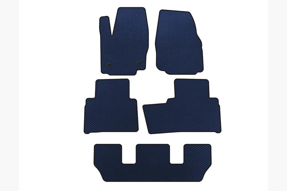 Ford Galaxy 2007-2015 EVA Fußmatten (3 Reihen, Blau) Image