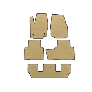 EVA Fußmatten (3 Reihen, Beige)