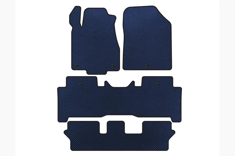 Acura MDX 2007-2013 EVA Fußmatten (3 Reihen, Blau) Image