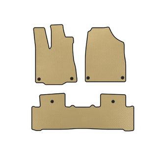 EVA Fußmatten (2 Reihen, Beige)