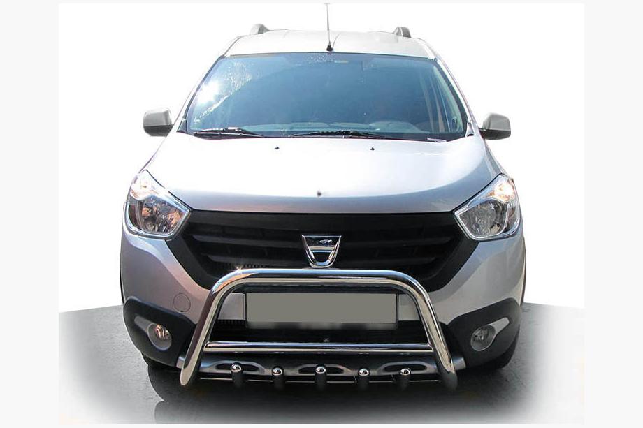 Dacia Dokker 2013-2022 Frontbügel WT003 (Edelstahl) Image