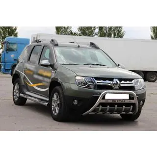 Frontbügel mit Schriftzug WT004 (Edelstahl) Renault Duster 2008–2017 Foto 2