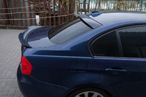 BMW 3 Series E90/E91 2005-2011 PSM-Style Spoiler (für E90, Schwarz Glanz) Foto 1