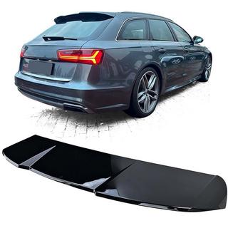 DPT V2 Spoiler (Avant, Schwarz Hochglanz) Audi A6 C7 2011-2017 Foto 1