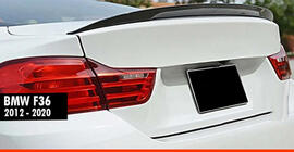 BMW 4 Series F32/F33/F36 2012-2020 Spoiler MP-Style (für F36, Schwarz Glanz) Foto 1