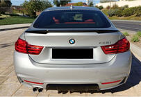 BMW 4 Series F32/F33/F36 2012-2020 Spoiler MP-Style (für F36, Schwarz Glanz) Foto 2