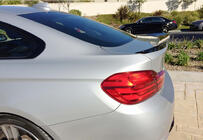 BMW 4 Series F32/F33/F36 2012-2020 Spoiler MP-Style (für F36, Schwarz Glanz) Foto 3