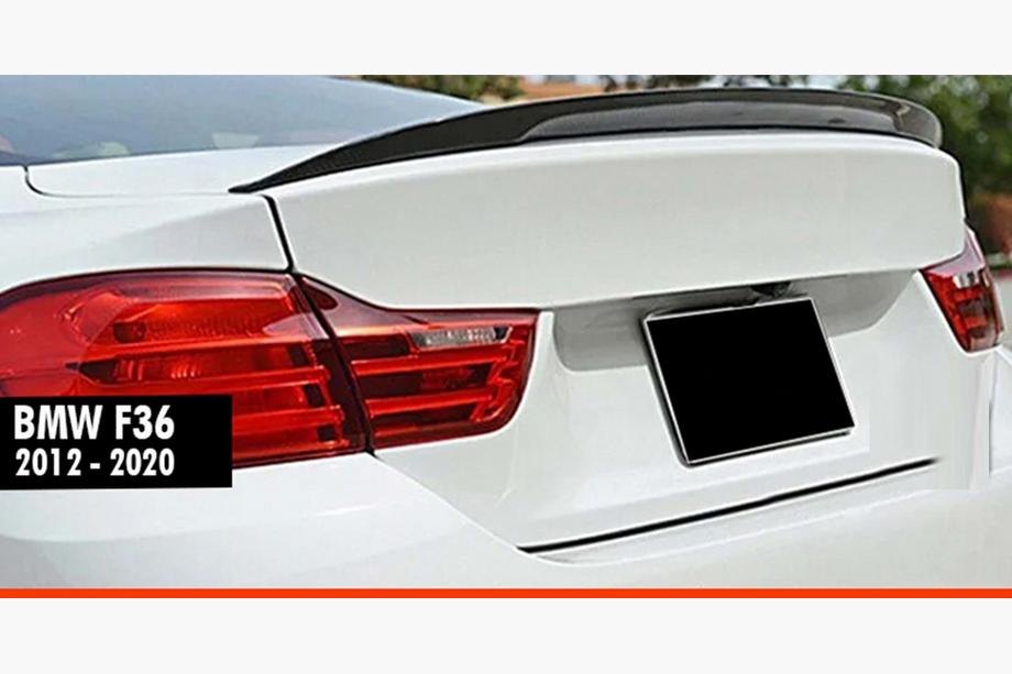 BMW 4 Series F32/F33/F36 2012-2020 Spoiler MP-Style (für F36, Schwarz Glanz) Image