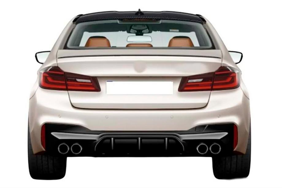 BMW 5er G30/G31 2017–2023 Heckdiffusor DPT (für M-Sport/M5 F90, Schwarz Hochglanz) Image