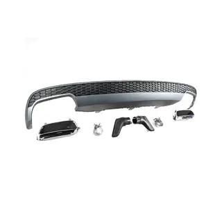 Heckdiffusor mit Endrohren DPT S-Line-Style (2011-2014) Audi A6 C7 2011-2017 Foto 4