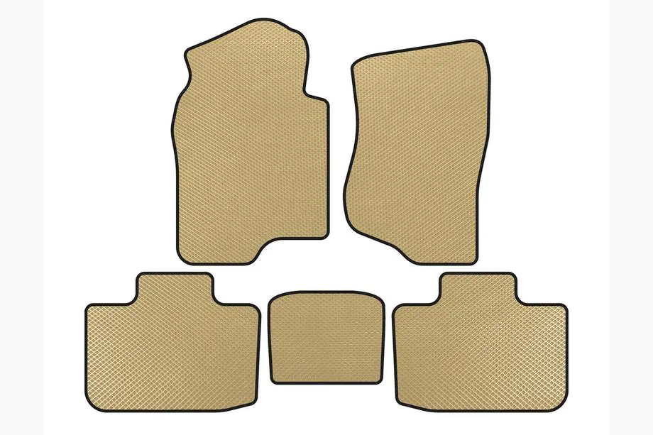 Cadillac Escalade 2007-2014 EVA Fußmatten (2 Reihen, Beige) Image