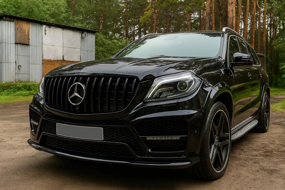 Mercedes GL/GLS class X166 2012-2019 GT Panamericana Black Kühlergrill (für GL High) Image