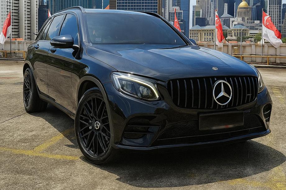 Mercedes GLC X253 2015-2022 Frontgrill GT Panamericana Schwarz (2015-2019) Foto 1