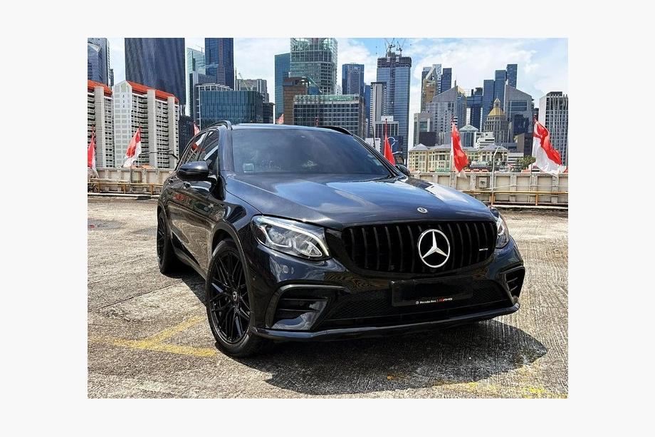 Mercedes GLC X253 2015-2022 Frontgrill GT Panamericana Schwarz (2015-2019) Foto 7
