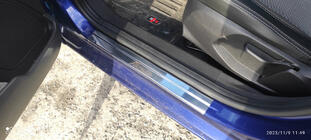 Ford Fiesta 2008-2017 Einstiegsleisten Edelstahl Carmos V1 4 Stück Foto 3
