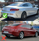 Mercedes C-class W205 2014-2021 Bodykit mit Diffusor für Coupe (Design Black Mamba C63GT) Foto 4