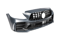 Mercedes C-class W205 2014-2021 Bodykit mit Diffusor für Coupe (Design Black Mamba C63GT) Foto 13
