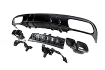 Mercedes C-class W205 2014-2021 Bodykit mit Diffusor für Coupe (Design Black Mamba C63GT) Foto 8