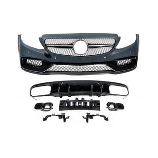 Bodykit mit Diffusor für Coupe (AMG C63-Design 2014-2018) Mercedes C-сlass W205 2014-2021 Foto 1