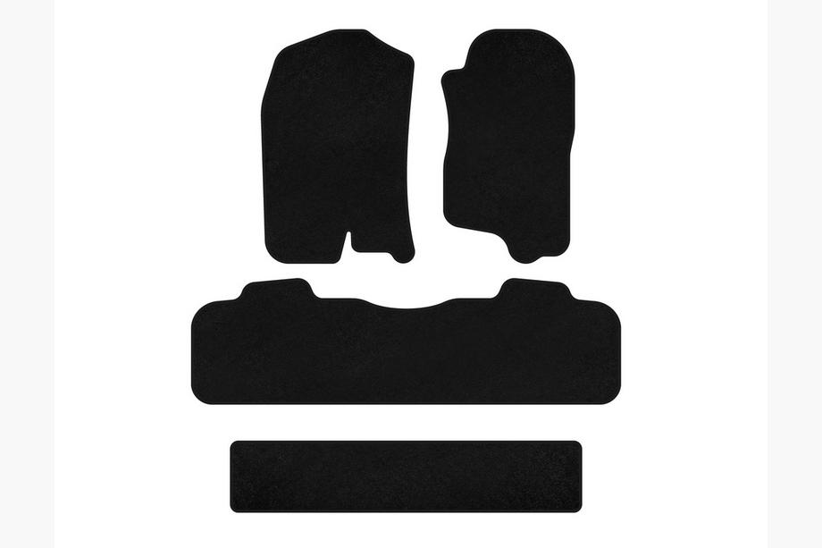 Chevrolet Tahoe 2007-2014 Textil Fußmatten Classic (3 Reihen, 2007-2014, Schwarz) Image