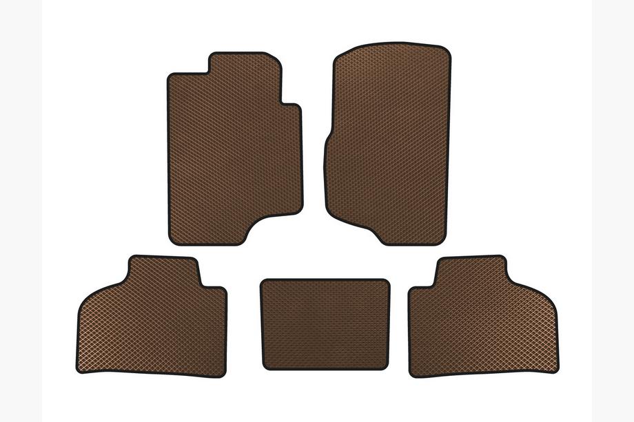 Chevrolet Silverado 2007-2013 EVA Fußmatten (Braun) Image