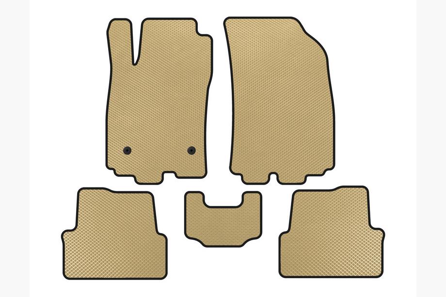 Chevrolet Sonic 2011-2022 EVA Fußmatten (HB, Beige) Image