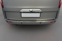 Ford Custom 2013-2022 Chromleiste über dem Kennzeichen (für Kamera, Edelstahl) Foto 1