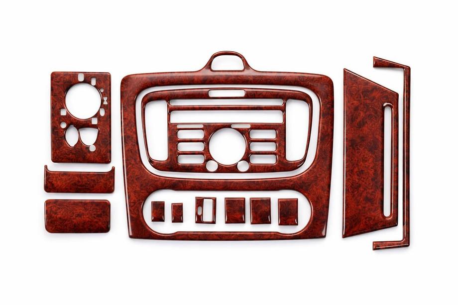 Ford Focus II 2008-2011 Armaturenbrett Abdeckung AC/Clima (Mini-Set, Holz) Image