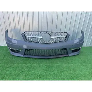 Frontstoßstange 2011-2014 AMG C63 mit Diamond Silver Kühlergrill Mercedes C-class W204 2007-2015 Foto 1