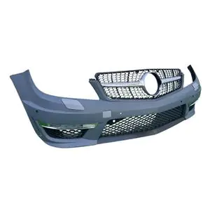 Frontstoßstange 2011-2014 AMG C63 mit Diamond Silver Kühlergrill Mercedes C-class W204 2007-2015 Foto 3