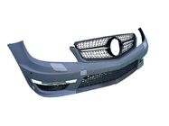 Mercedes C-class W204 2007-2015 Frontstoßstange 2011-2014 AMG C63 mit Diamond Black Kühlergrill Foto 3