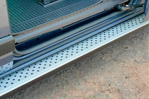 Ford Custom 2013-2022 Trittbretter Allmond Grey (2 Stk., Alu) Langer Radstand Foto 2