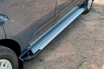 Ford Custom 2013-2022 Trittbretter Allmond Grey (2 Stk., Alu) Langer Radstand Foto 1